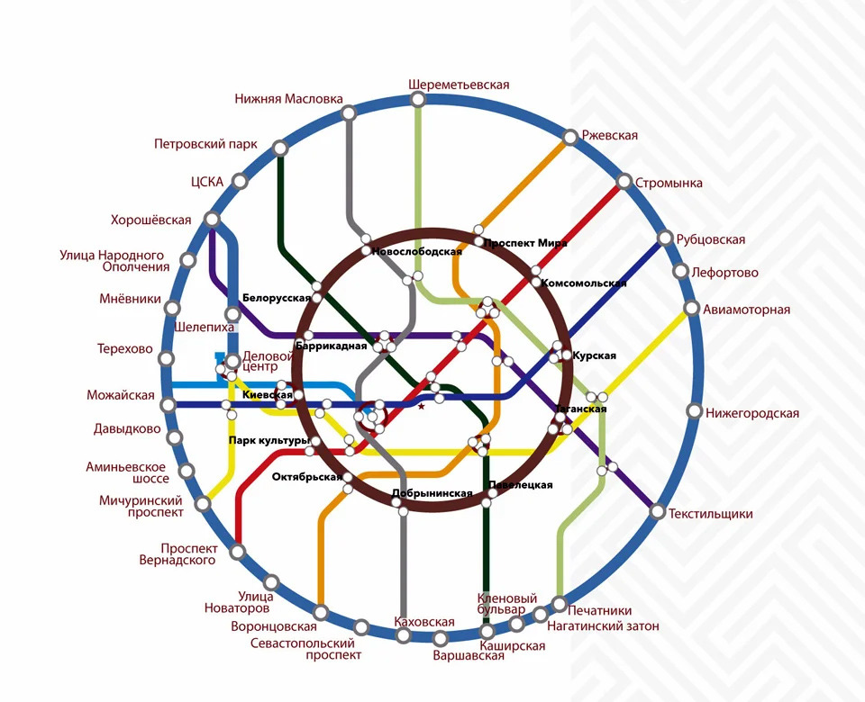 Схема метро москвы 2023 на карте москвы